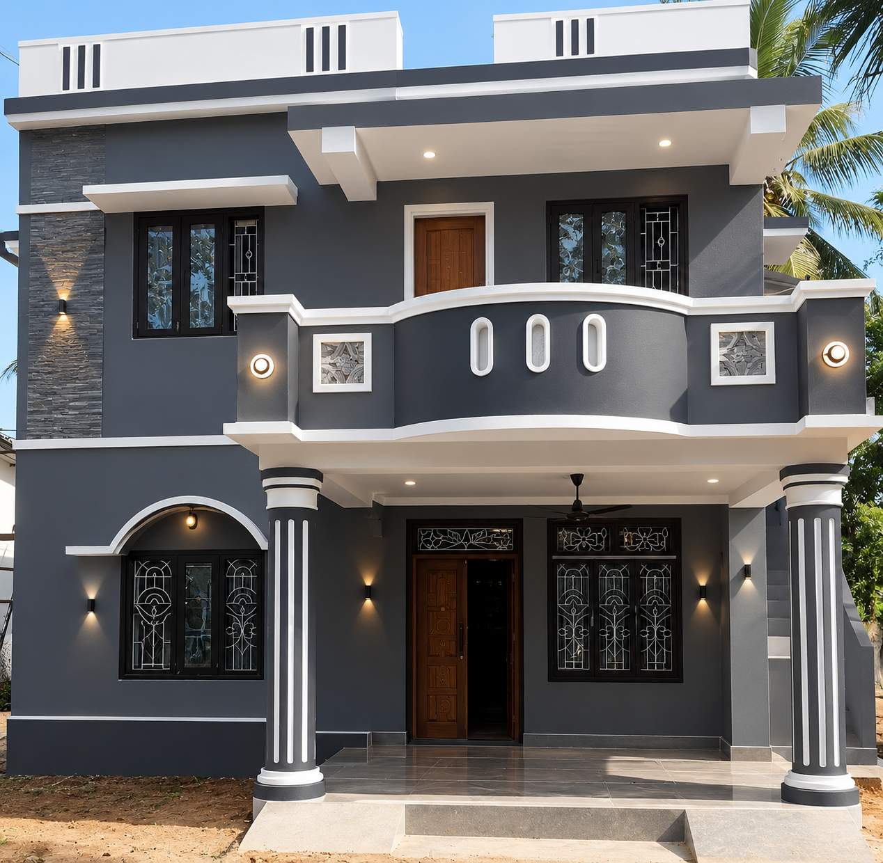 Exterior painting project by Vicky Decors